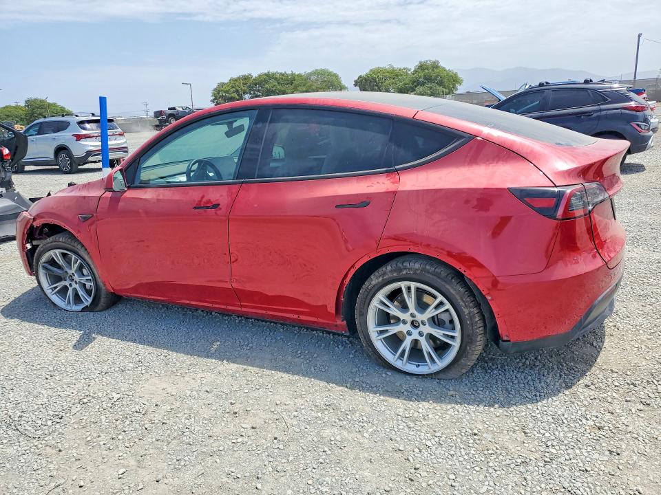 2023 Tesla Model y VIN 7SAYGDEE7PF601611 COPART salvage auction — FRONT END, Ca - Salvage Certificate, sold $8,900 on 2026-07-31 (photo 2)
