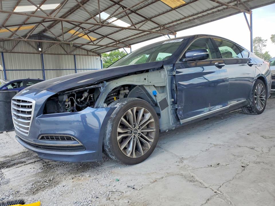 2015 Hyundai VIN KMHGN4JE5FU014605 COPART salvage auction — FRONT END, Ga - Cert Of Title-Salvage, sold $550 on 2026-07-30 (photo 1)
