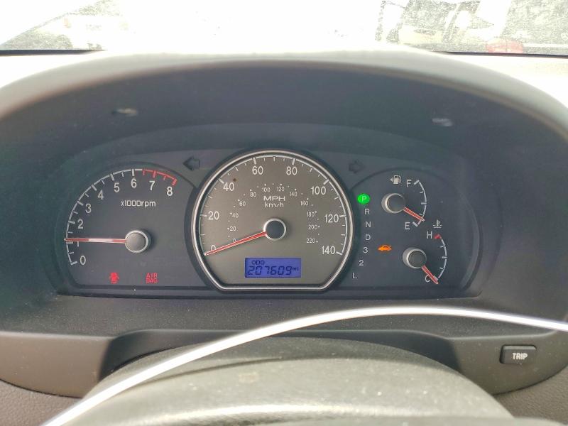 2007 Hyundai Elantra VIN KMHDU46D17U262454 COPART salvage auction — REAR END, CA - SALVAGE CERTIFICATE, sold $225 on 2026-07-21 (photo 9)