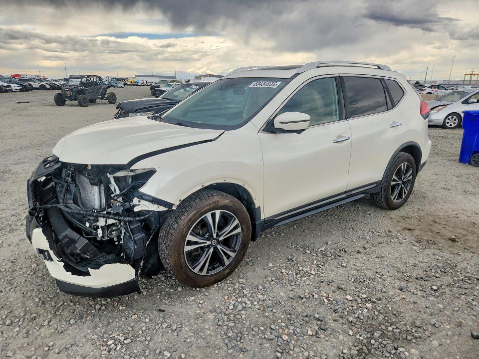 2017 Nissan Rogue VIN JN8AT2MV8HW280888 COPART salvage auction — FRONT END, Co - Public - Salvage Title, sold $1,600 on 2026-07-30 (photo 1)