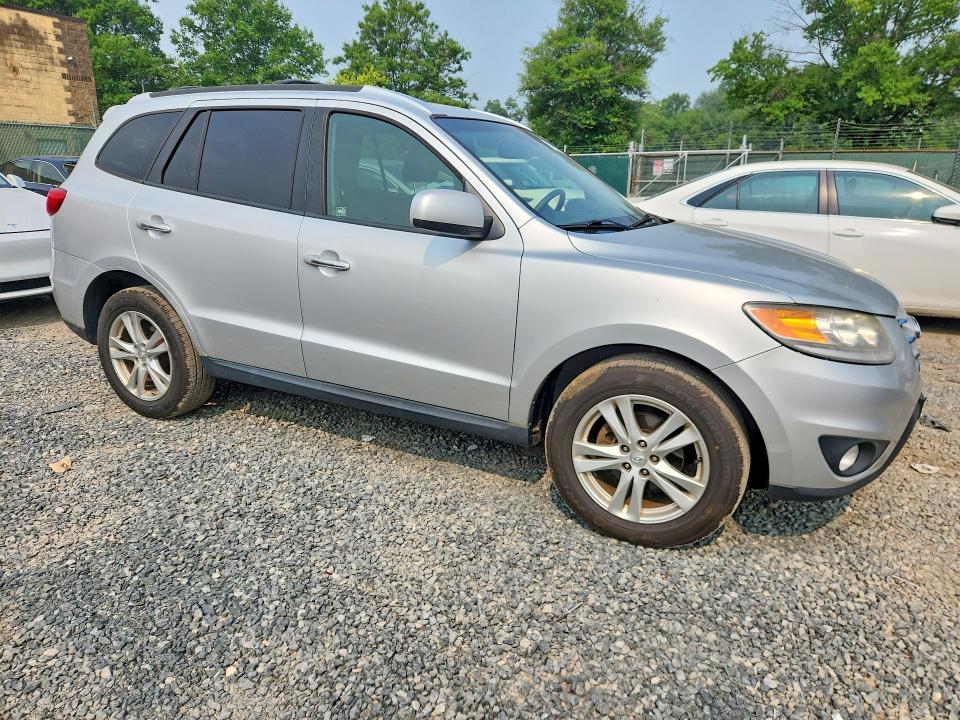 2012 Hyundai Santa fe VIN 5XYZK3AB1CG112386 COPART salvage auction — REAR END, Md - Certificate Of Title, sold $200 on 2026-07-30 (photo 4)