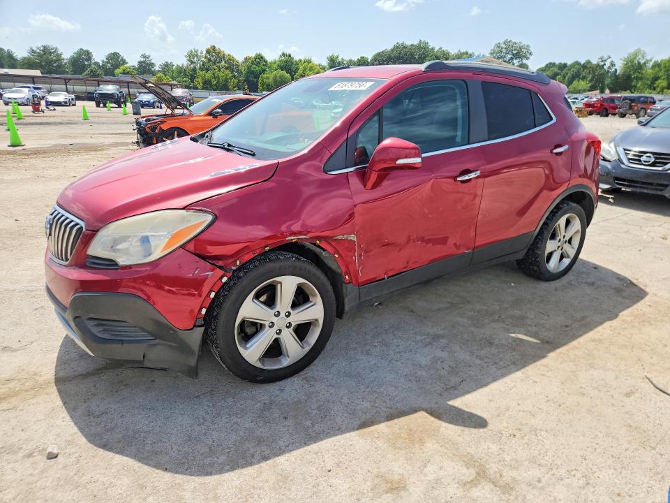 2016 Buick Encore VIN KL4CJASB8GB536606 COPART salvage auction — SIDE, MS - CERTIFICATE OF TITLE (P), sold $575 on 2026-07-31 (photo 1)
