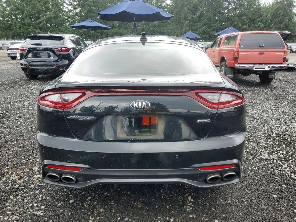 2018 Kia Stinger VIN KNAE25LA6J6035283 COPART salvage auction — NORMAL WEAR, Wa - Vehicle Cert Of Ownership-Titl, sold $1,650 on 2026-07-31 (photo 6)