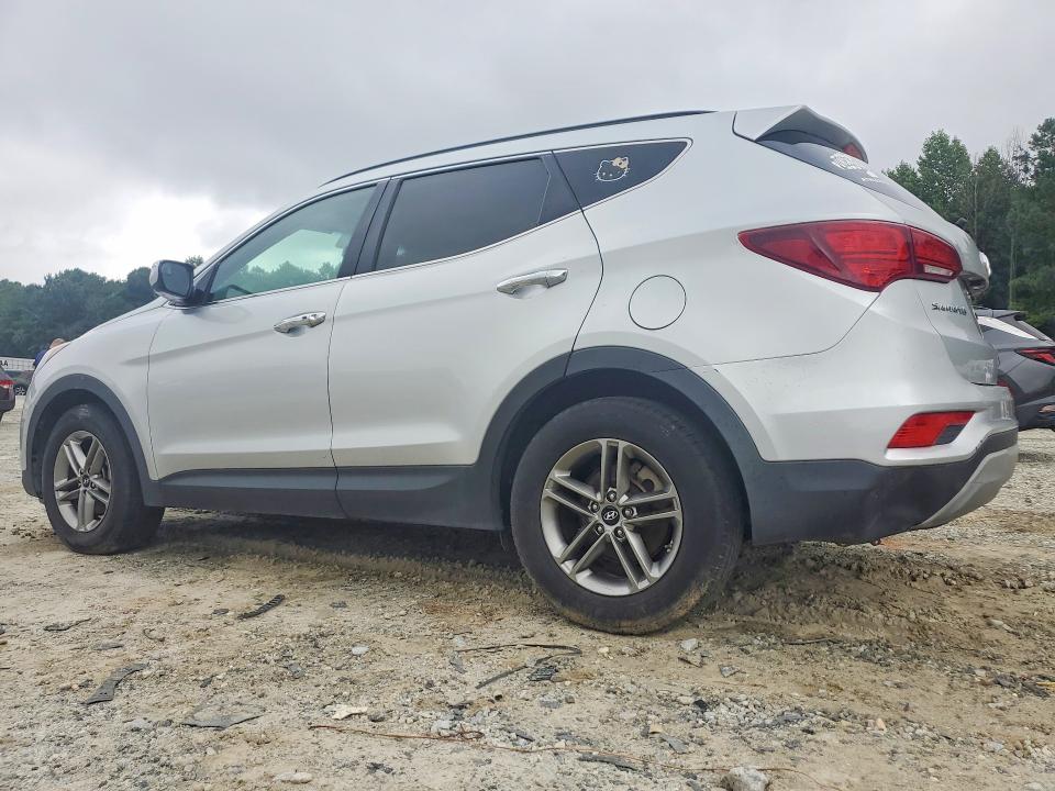 2018 Hyundai Santa fe VIN 5XYZU3LBXJG562221 COPART salvage auction — REAR END, GA - CERT OF TITLE-COURT ORDER, sold $3,200 on 2026-07-22 (photo 2)