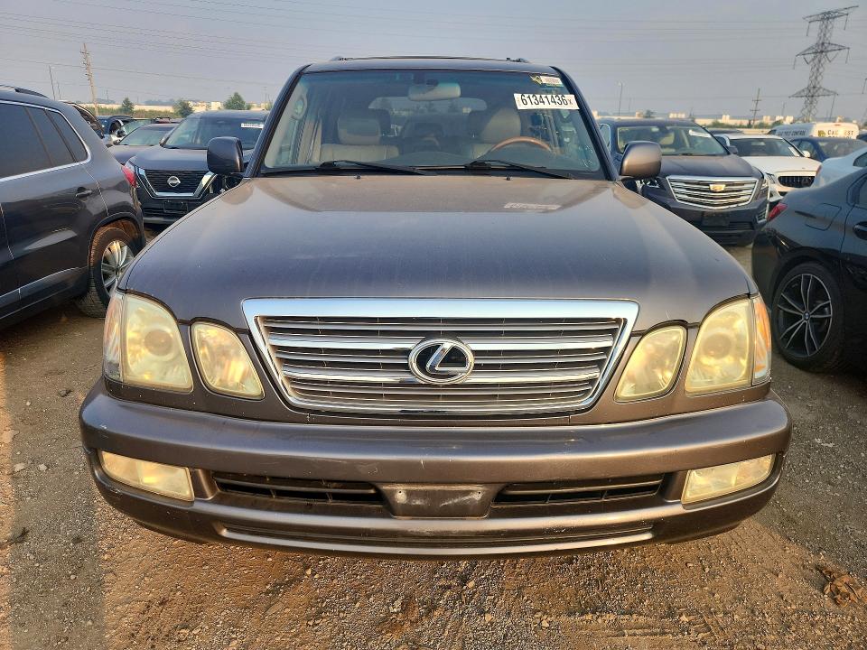 2005 Lexus Lx 470 VIN JTJHT00W853551391 COPART salvage auction — MINOR DENT/SCRATCHES, WI - CERTIFICATE OF TITLE (P), sold $6,300 on 2026-07-28 (photo 5)