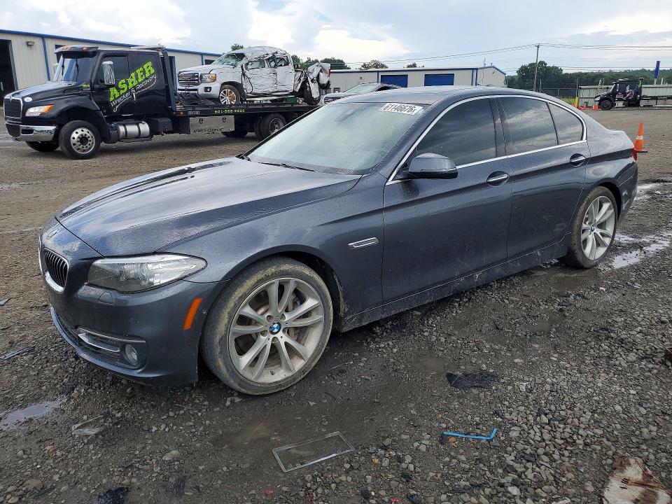 2016 BMW 5 series VIN WBA5B1C58GG552938 COPART salvage auction — BURN, AR - CERT OF TITLE-SALVAGE, sold $60 on 2026-08-17 (photo 1)