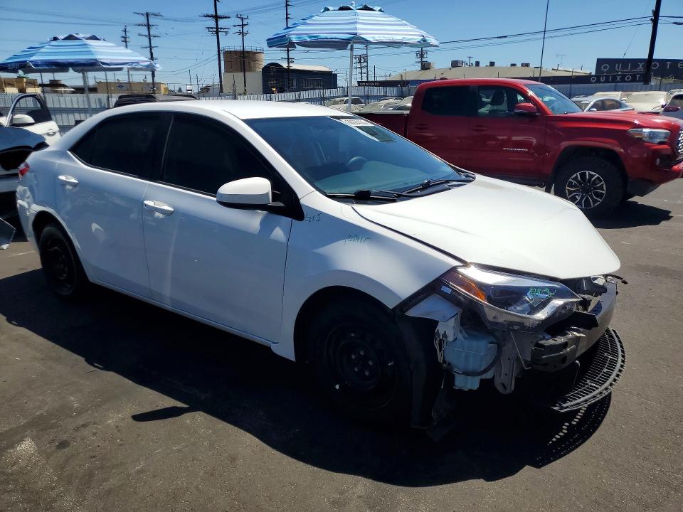 2016 Toyota Corolla VIN 5YFBURHEXGP533880 COPART salvage auction — FRONT END, CA - SALVAGE CERTIFICATE, sold $3,500 on 2026-07-15 (photo 4)