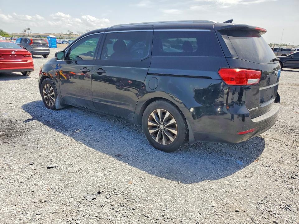 2016 Kia SEDONA VIN KNDMC5C1XG6145936 COPART salvage auction — NORMAL WEAR, Fl - Certificate Of Title, sold $875 on 2026-07-25 (photo 2)