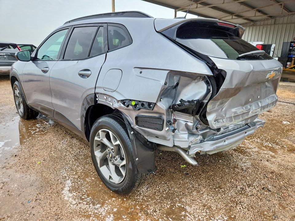 2025 Chevrolet Trax VIN KL77LHEP1SC172465 COPART salvage auction — REAR END, TX - CERTIFICATE OF TITLE, sold $100 on 2026-07-28 (photo 2)