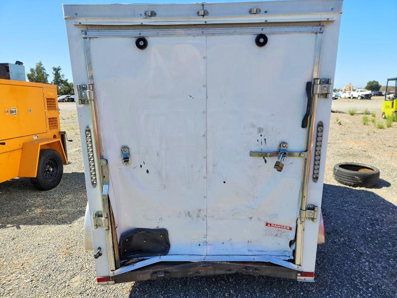 2023 Quality cargo Trailer VIN 50ZBE0815PP043865 COPART salvage auction — REAR END, CA - SALVAGE CERTIFICATE, sold $275 on 2026-07-16 (photo 9)