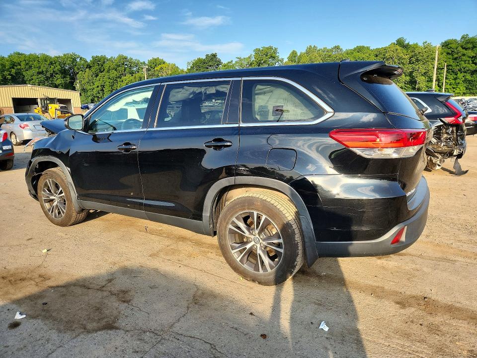2019 Toyota Highlander VIN 5TDBZRFH6KS702260 COPART salvage auction — FRONT END, Ny - Certificate Of Title, sold $3,800 on 2026-07-18 (photo 2)