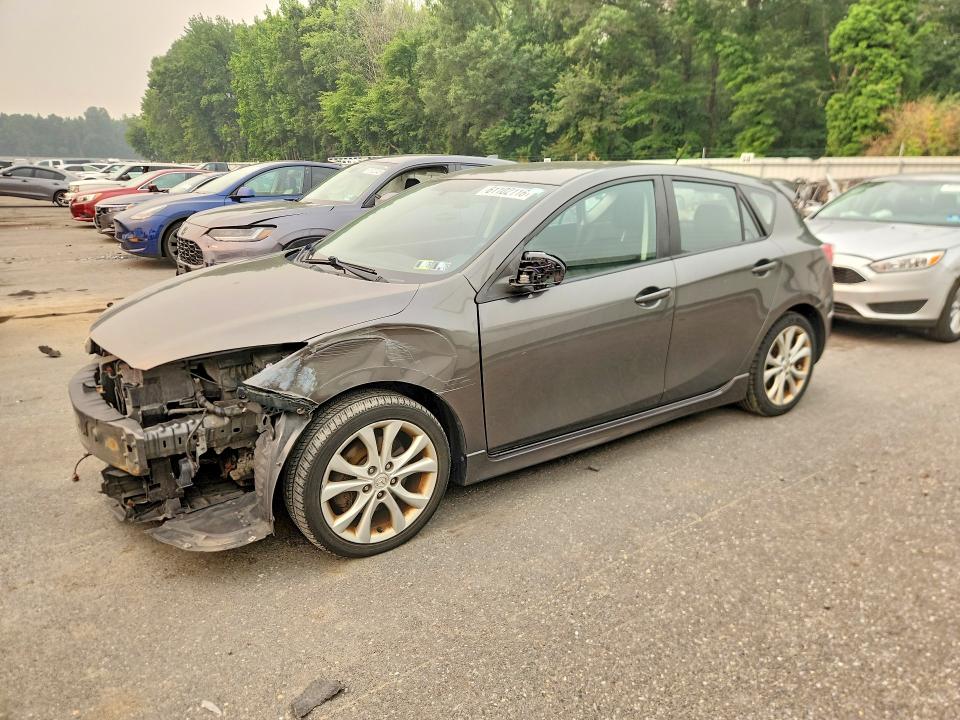 2011 Mazda 3 VIN JM1BL1K68B1448149 COPART salvage auction — FRONT END, Pa - Certificate Of Salvage, sold $150 on 2026-07-28 (photo 1)