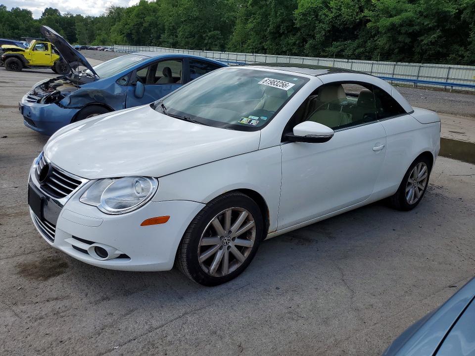 2009 Volkswagen Eos VIN WVWBA71F59V022674 COPART salvage auction — ROOF, Pa - Certificate Of Salvage, sold $100 on 2026-08-06 (photo 1)