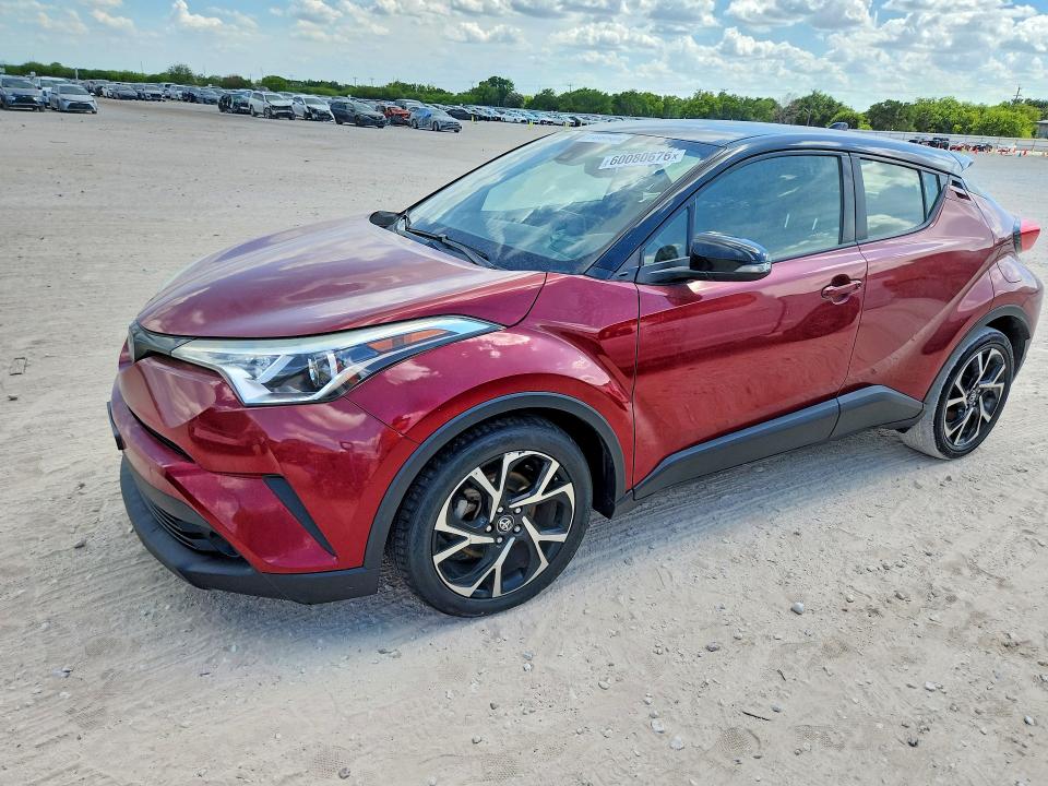2019 Toyota C-hr VIN JTNKHMBX3K1016043 COPART salvage auction — MINOR DENT/SCRATCHES, Tx - Certificate Of Title, sold $3,200 on 2026-07-30 (photo 1)