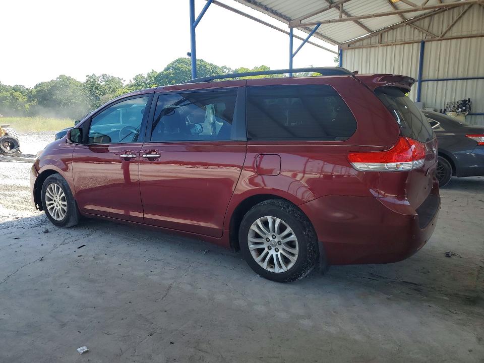 2014 Toyota Sienna VIN 5TDYK3DC0ES420185 COPART salvage auction — MINOR DENT/SCRATCHES, Ga - Certificate Of Title, sold $2,975 on 2026-07-21 (photo 2)