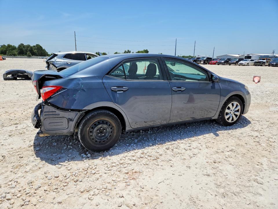 2015 Toyota Corolla VIN 5YFBURHE8FP322529 COPART salvage auction — REAR END, Tx - Salvage Vehicle Title, sold $100 on 2026-07-23 (photo 3)