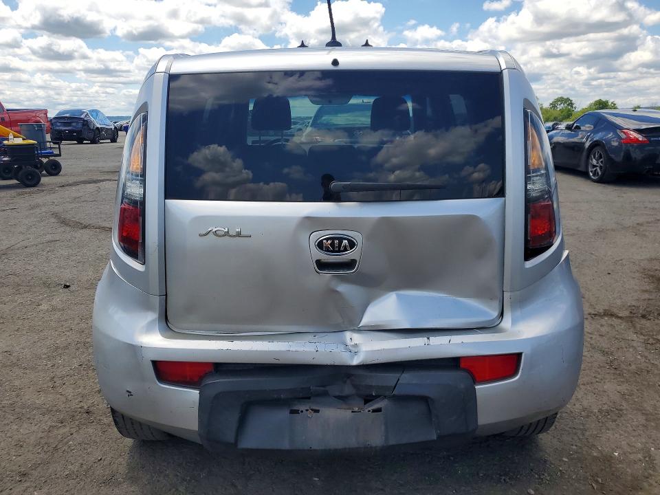 2010 Kia Soul VIN KNDJT2A28A7155766 COPART salvage auction — REAR END, Pa - Certificate Of Salvage, sold $425 on 2026-07-31 (photo 6)