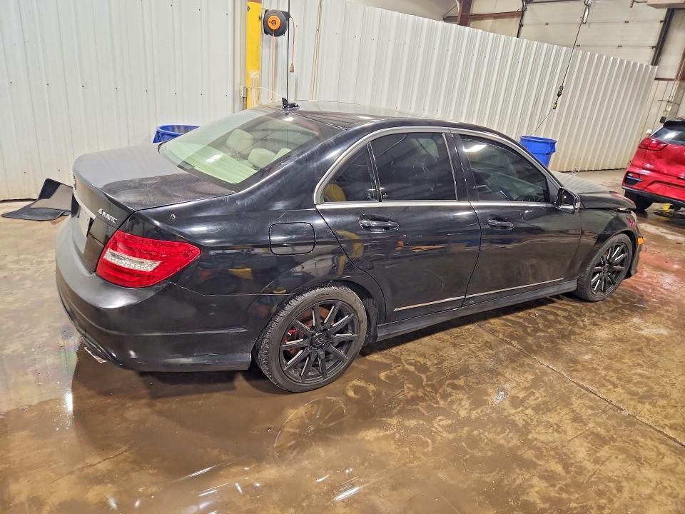 2012 Mercedes-benz C-klasse VIN WDDGF8BB0CR230119 COPART salvage auction — FRONT END, Pa - Certificate Of Salvage, sold $525 on 2026-07-24 (photo 3)