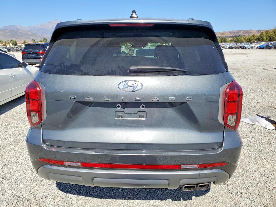 2025 Hyundai Palisade VIN KM8R44GE0SU896019 COPART salvage auction — FRONT END, Ca - Salvage Certificate, sold $16,100 on 2026-08-19 (photo 6)