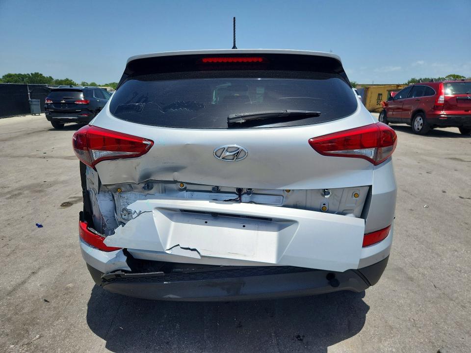 2018 Hyundai Tucson VIN KM8J23A42JU795916 COPART salvage auction — REAR END, Salvage Title, sold $2,350 on 2026-07-28 (photo 6)