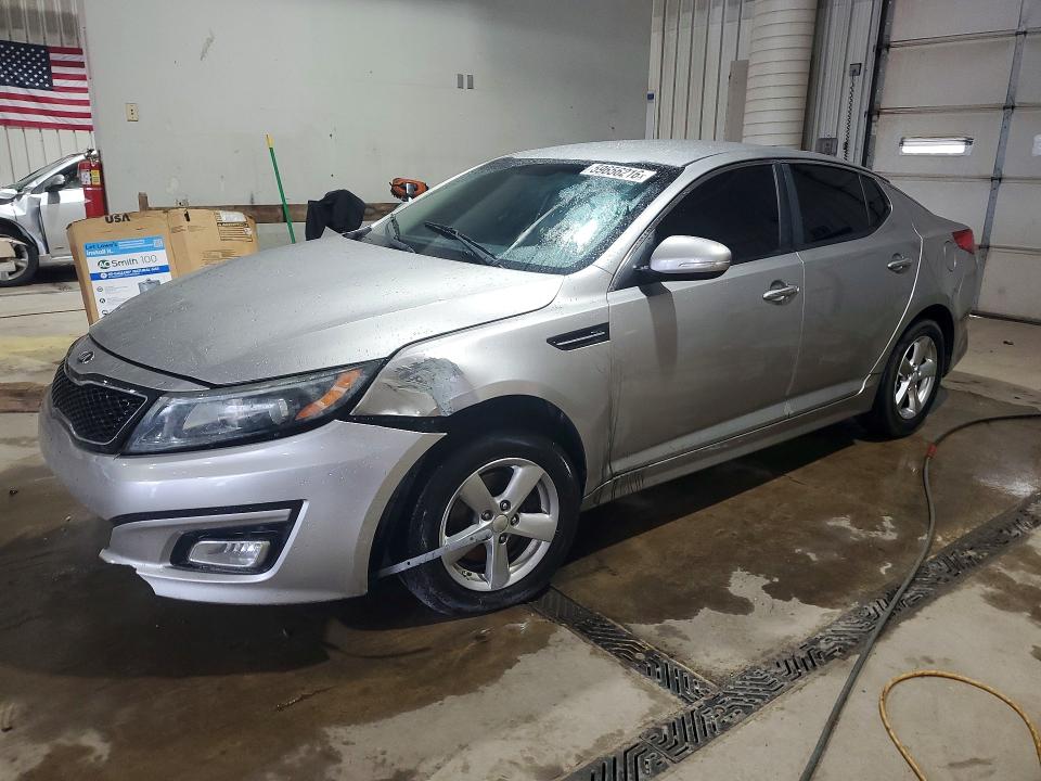 2015 Kia Optima VIN 5XXGM4A72FG454876 COPART salvage auction — FRONT END, PA - CERTIFICATE OF SALVAGE, sold $125 on 2026-07-30 (photo 1)