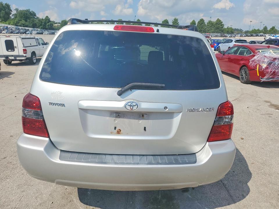 2005 Toyota Highlander VIN JTEGD21A750109368 COPART salvage auction — MECHANICAL, Mo - Certificate Of Title, sold $375 on 2026-07-31 (photo 6)