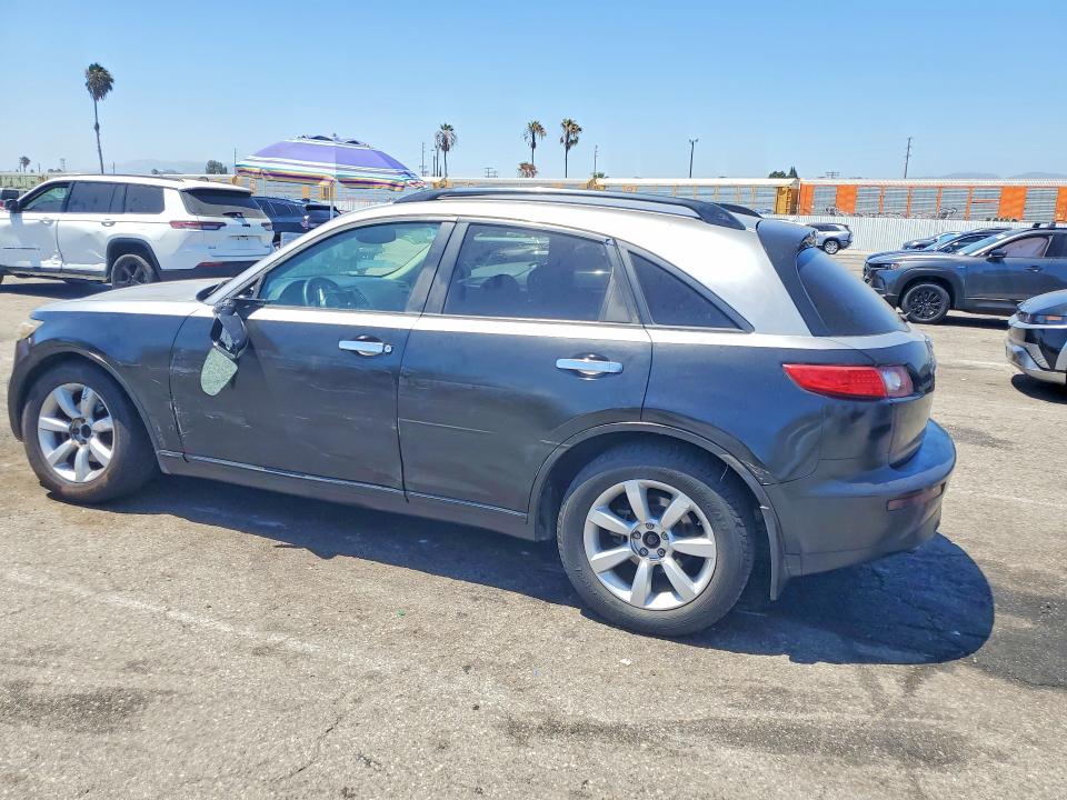 2005 Infiniti Fx VIN JNRAS08U25X104025 COPART salvage auction — SIDE, Ca - Salvage Certificate, sold $400 on 2026-07-31 (photo 2)
