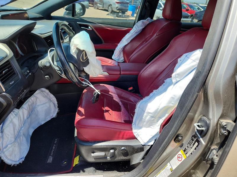 2019 Lexus Rx VIN 2T2BGMCA7KC039494 COPART salvage auction — FRONT END, Az - Cert Of Title - Salvage, sold $14,000 on 2026-07-31 (photo 7)