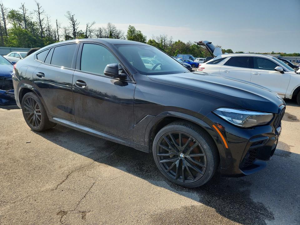 2023 BMW X6 VIN 5UXCY6C02P9R83286 COPART salvage auction — VANDALISM, Ny - Mv-907A Salvage Certificate, sold $38,250 on 2026-07-20 (photo 4)