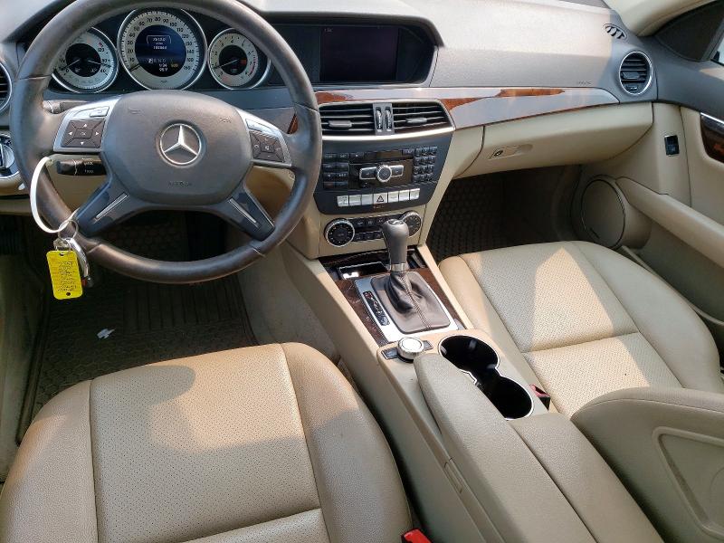 2014 Mercedes-benz C-klasse VIN WDDGF8ABXER302674 COPART salvage auction — FRONT END, Ct - Cert Of Title-Salvage, sold $550 on 2026-07-31 (photo 8)
