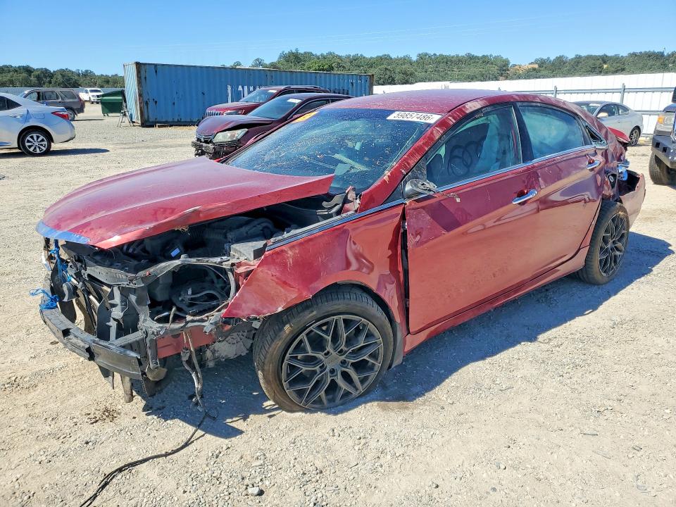 2013 Hyundai Sonata VIN 5NPEC4AC0DH712272 COPART salvage auction — FRONT END, CA - SALVAGE CERTIFICATE, sold $60 on 2026-07-24 (photo 1)