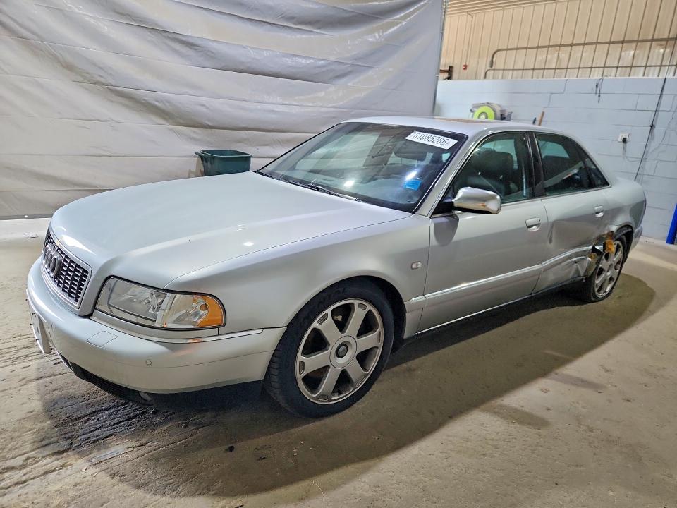 2001 Audi S8 VIN WAUGU54D31N012917 COPART salvage auction — FRONT END, Nh - Cert Of Title-Salvage, sold $425 on 2026-08-27 (photo 1)