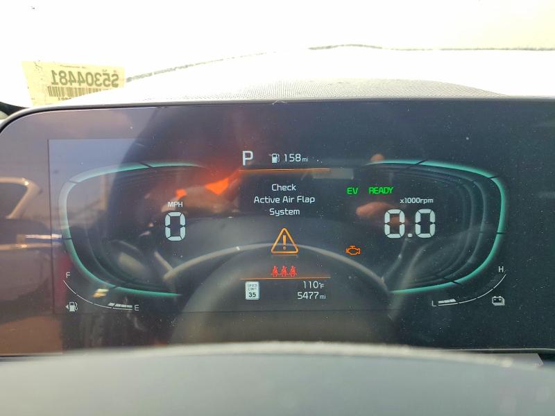 2025 Kia Niro VIN KNDCR3LE2S5304481 COPART salvage auction — FRONT END, CA - SALVAGE CERTIFICATE, sold $7,000 on 2026-07-22 (photo 9)