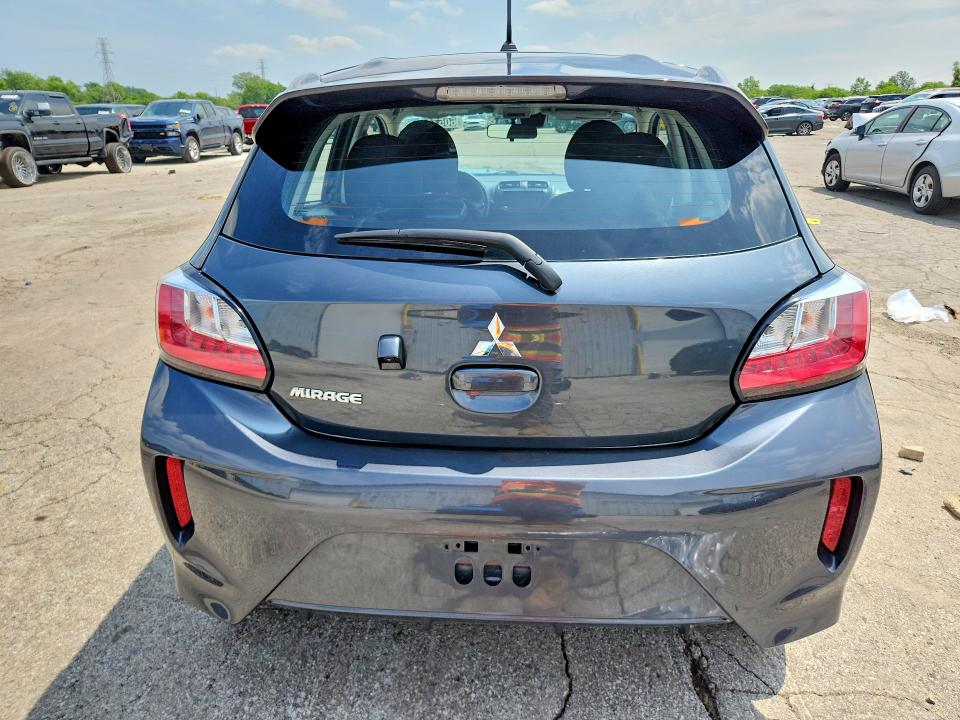 2024 Mitsubishi Mirage VIN ML32AUHJ4RH032767 COPART salvage auction — FRONT END, FL - CERT OF TITLE SLVG REBUILDABLE (P), sold $1,900 on 2026-07-15 (photo 6)