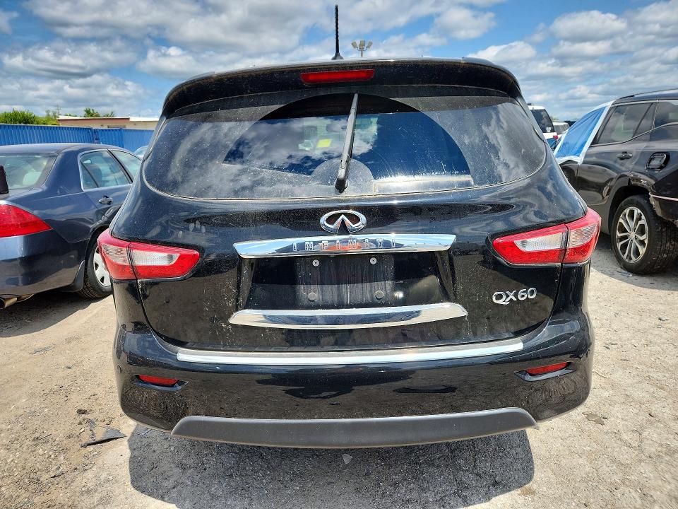 2014 Infi Qx60 VIN 5N1CL0MM0EC513381 COPART salvage auction — MECHANICAL, In - Certificate Of Title, sold $625 on 2026-07-31 (photo 6)