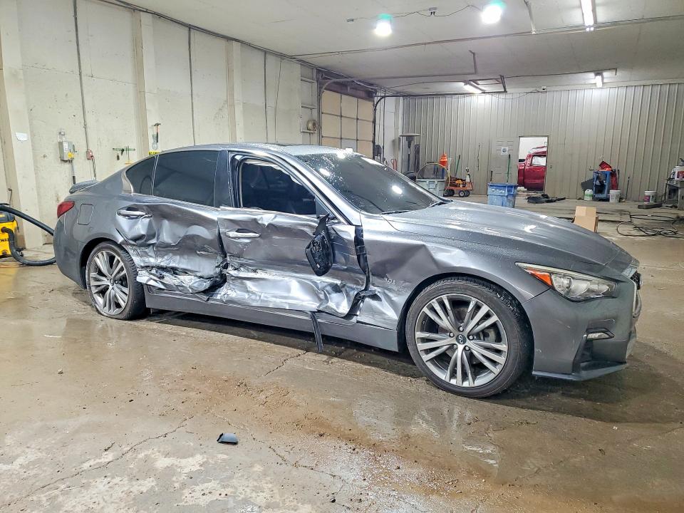 2018 Infiniti Q50 VIN JN1EV7AP0JM361303 COPART salvage auction — SIDE, Tn - Certificate Of Title, sold $3,390 on 2026-07-28 (photo 4)
