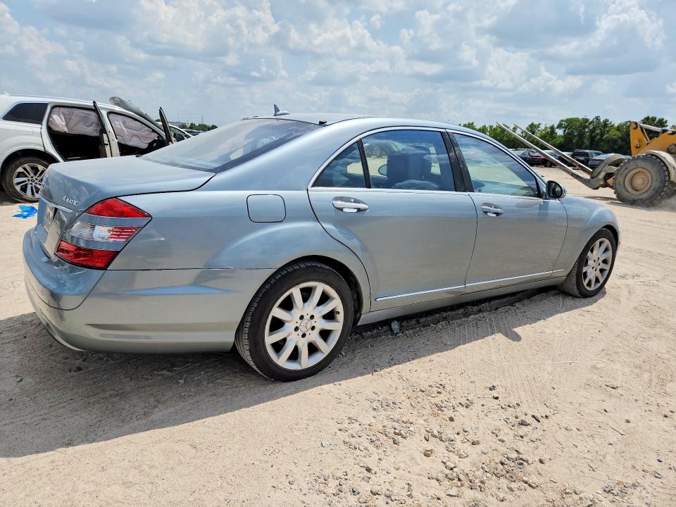 2007 Mercedes-benz S-klasse VIN WDDNG86XX7A109998 COPART salvage auction — NORMAL WEAR, TX - CERT OF TITLE-REBUILT SALVAGE, sold $425 on 2026-08-18 (photo 3)