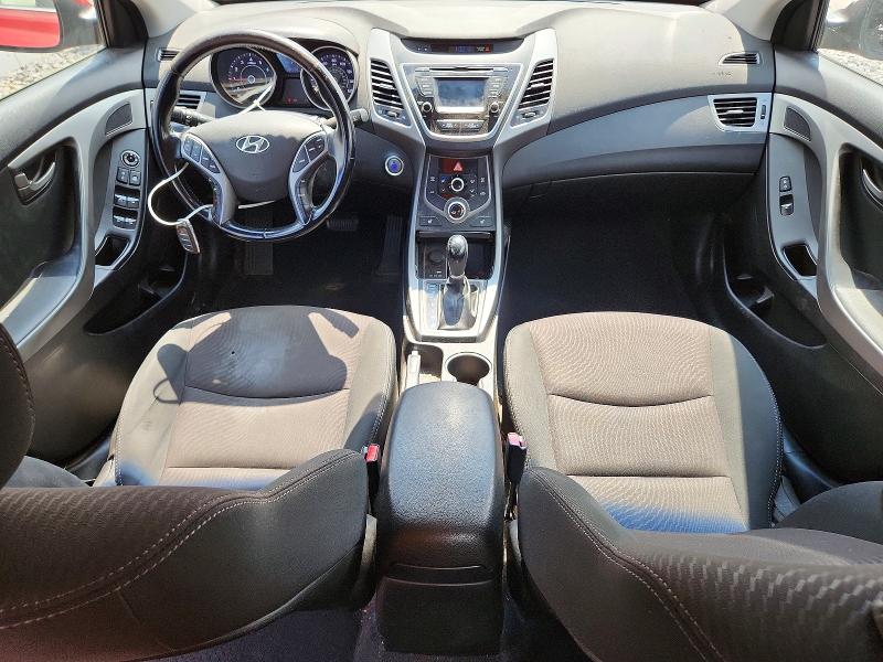 2016 Hyundai Elantra VIN 5NPDH4AE4GH777631 COPART salvage auction — NORMAL WEAR, Tn - Certificate Of Title, sold $1,275 on 2026-07-19 (photo 8)