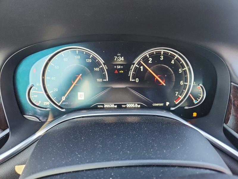 2016 BMW 7er VIN WBA7F2C55GG420299 COPART salvage auction — UNDERCARRIAGE, Pa - Certificate Of Salvage, sold $225 on 2026-07-28 (photo 9)