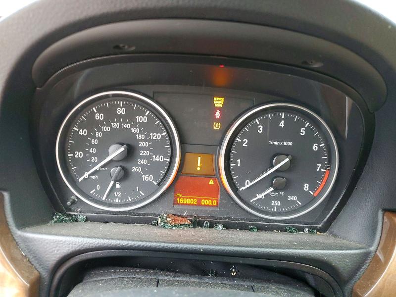 2008 BMW 3 series VIN WBAWV53508PF95242 COPART salvage auction — FRONT END, PA - CERT OF SALVAGE-W=FLOOD VEH, sold $400 on 2026-07-20 (photo 9)