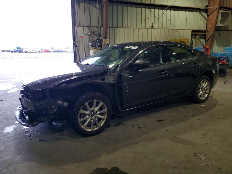 2014 Mazda 6 VIN JM1GJ1U66E1143052 COPART salvage auction — FRONT END, FL - CERT OF TITLE SLVG REBUILDABLE, sold $875 on 2026-07-20 (photo 1)