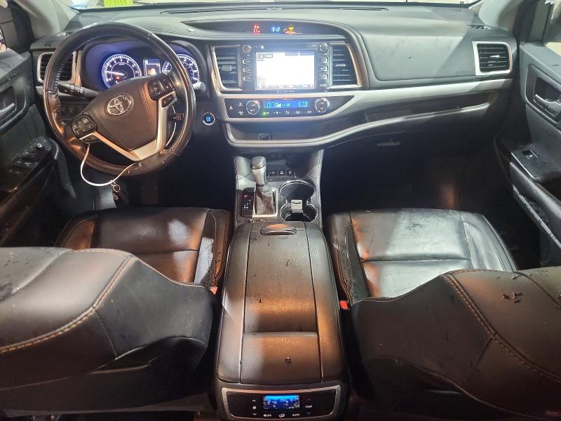2017 Toyota Highlander VIN 5TDJZRFH0HS394989 COPART salvage auction — FRONT END, Ma - Cert Of Title-Salvage, sold $125 on 2026-07-30 (photo 8)