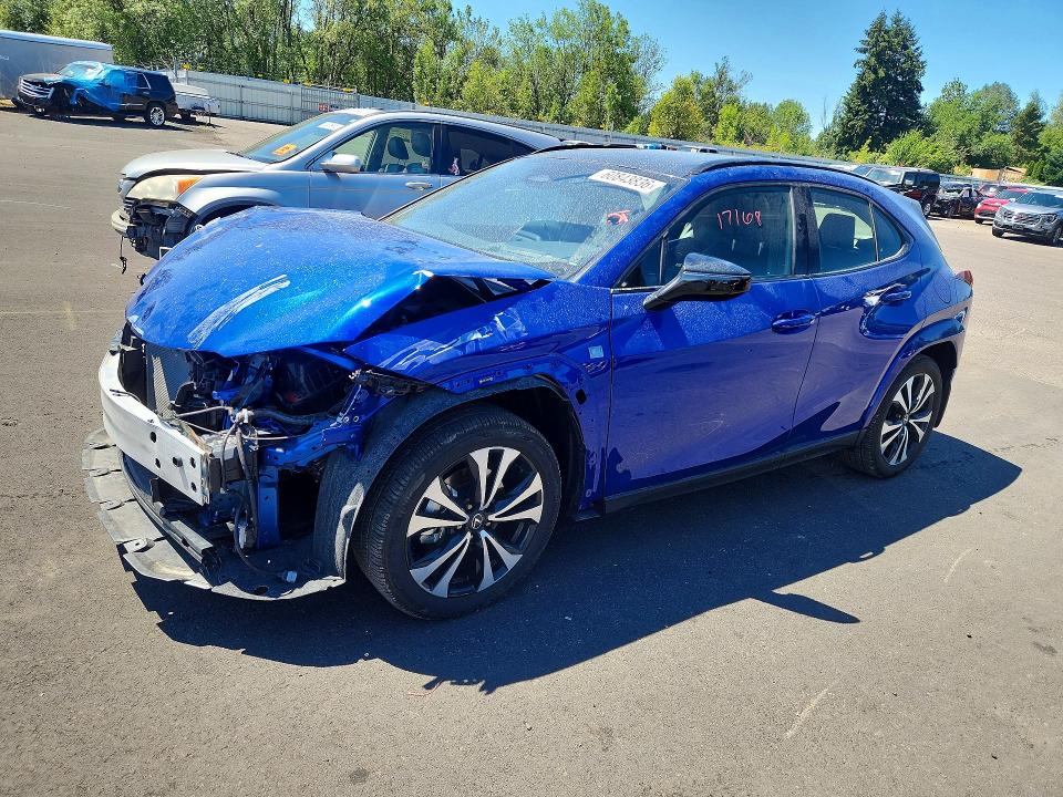 2025 Lexus Ux VIN JTHUCJDH4S2008820 COPART salvage auction — FRONT END, Ut - Certificate Of Title, sold $125 on 2026-07-27 (photo 1)