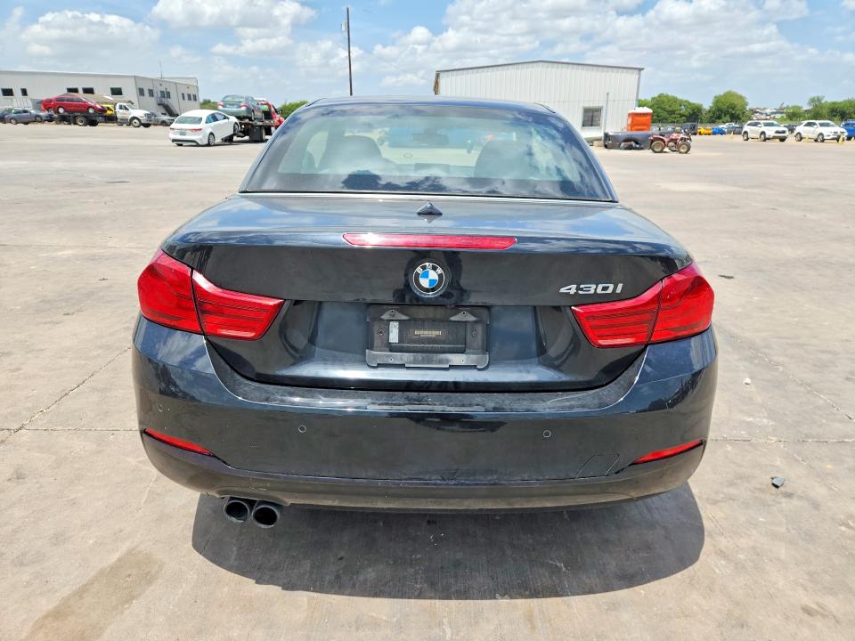 2018 BMW 4er VIN WBA4Z1C57JEC58637 COPART salvage auction — WATER/FLOOD, Tx - Salvage Title-Flood Damage, sold $350 on 2026-07-09 (photo 6)