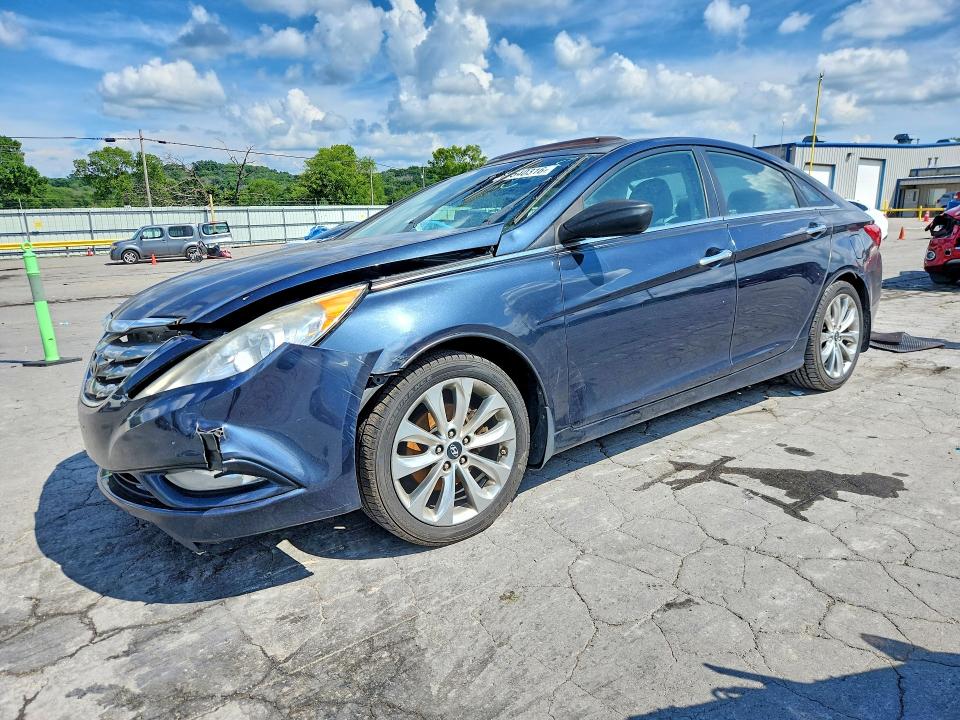 2012 Hyundai Sonata VIN 5NPEC4AC3CH385591 COPART salvage auction — FRONT END, TN - SALVAGE CERTIFICATE (P), sold $525 on 2026-07-27 (photo 1)
