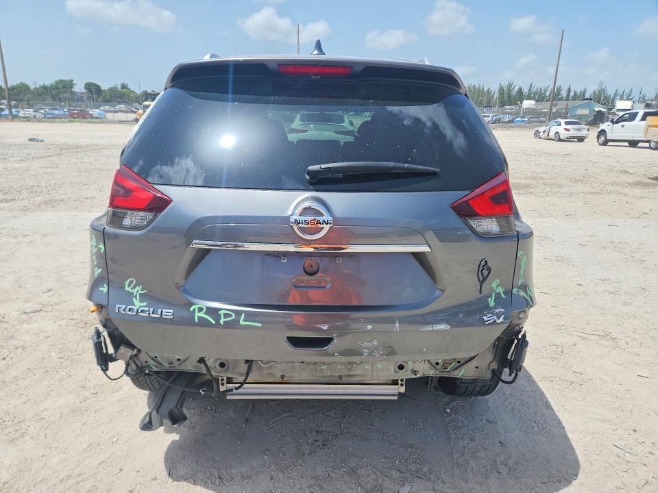 2018 Nissan Rogue VIN KNMAT2MT7JP590895 COPART salvage auction — REAR END, Fl - Cert Of Title Slvg Rebuildable, sold $2,350 on 2026-07-16 (photo 6)