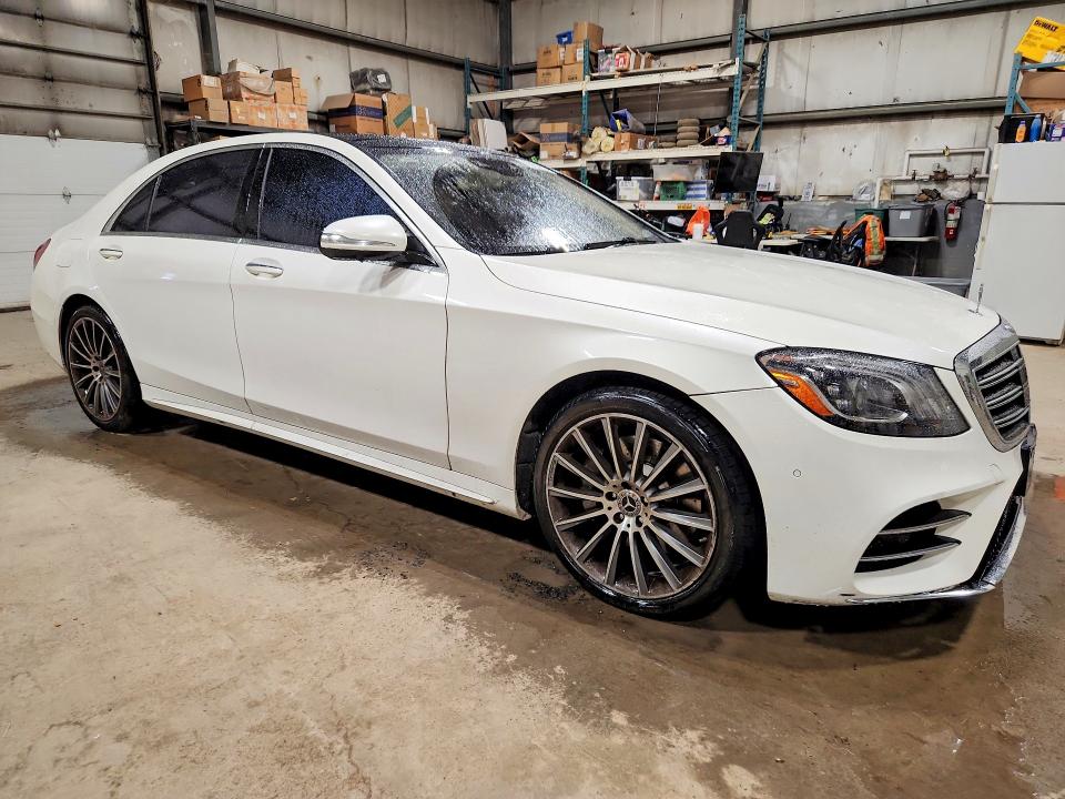 2020 Mercedes-benz S class VIN WDDUG8GB6LA519058 COPART salvage auction — MINOR DENT/SCRATCHES, ON - PERMIT NO BRAND - UNFIT (P), sold $34,250 on 2026-08-12 (photo 4)