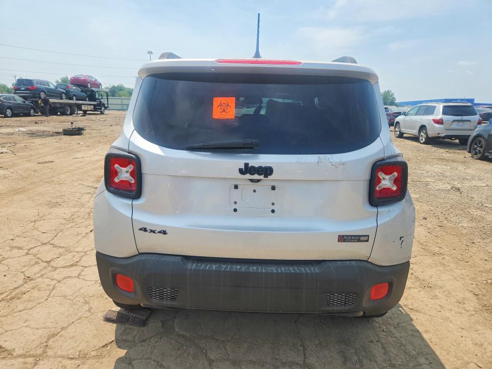 2017 Jeep Renegade VIN ZACCJBBH6HPF70146 COPART salvage auction — FRONT END, Mi - Certificate Of Title, sold $475 on 2026-08-21 (photo 6)