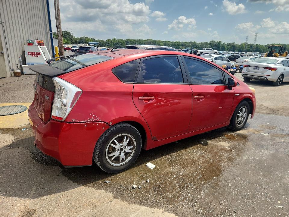 2011 Toyota Prius VIN JTDKN3DU8B5319872 COPART salvage auction — REAR END, MS - CERTIFICATE OF TITLE, sold $200 on 2026-07-28 (photo 3)