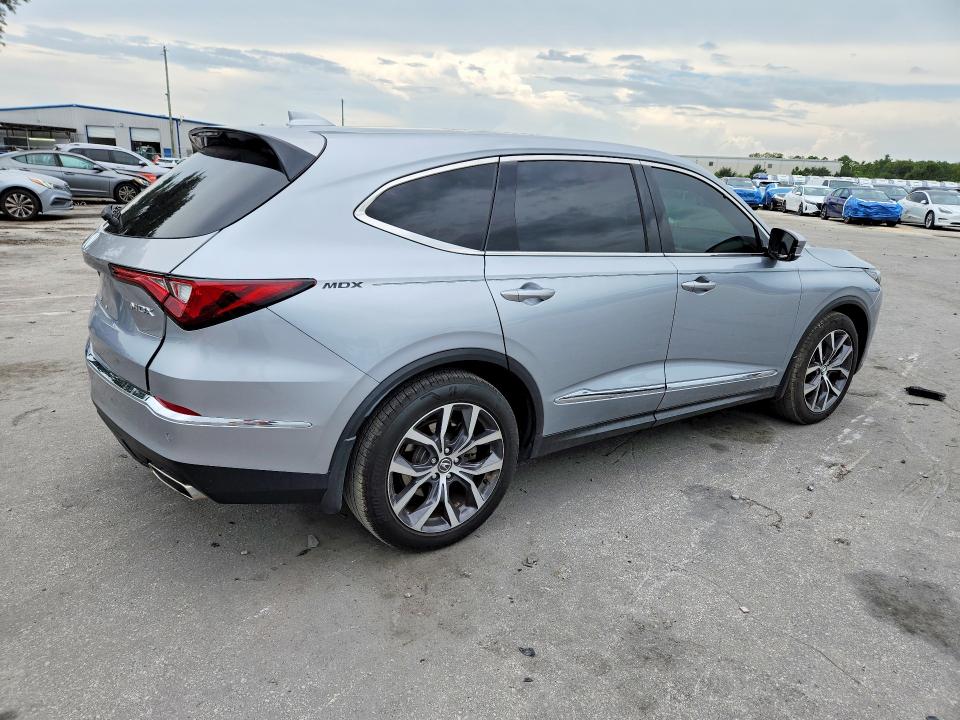 2023 Acura Mdx VIN 5J8YD9H43PL000412 COPART salvage auction — REAR END, Fl - Cert Of Title Slvg Rebuildable, sold $14,700 on 2026-07-28 (photo 3)
